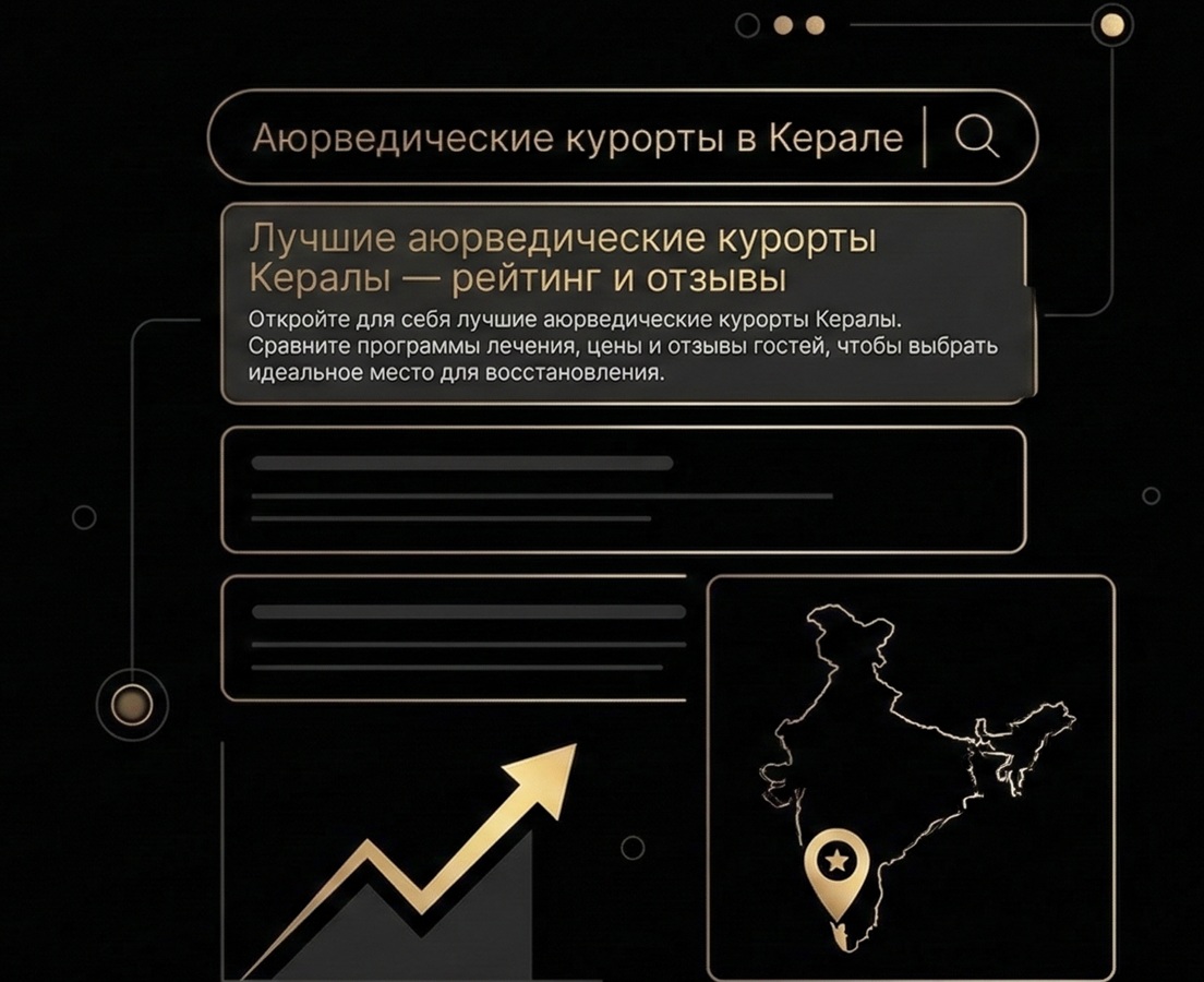 Russian search marketing and location strategy illustration